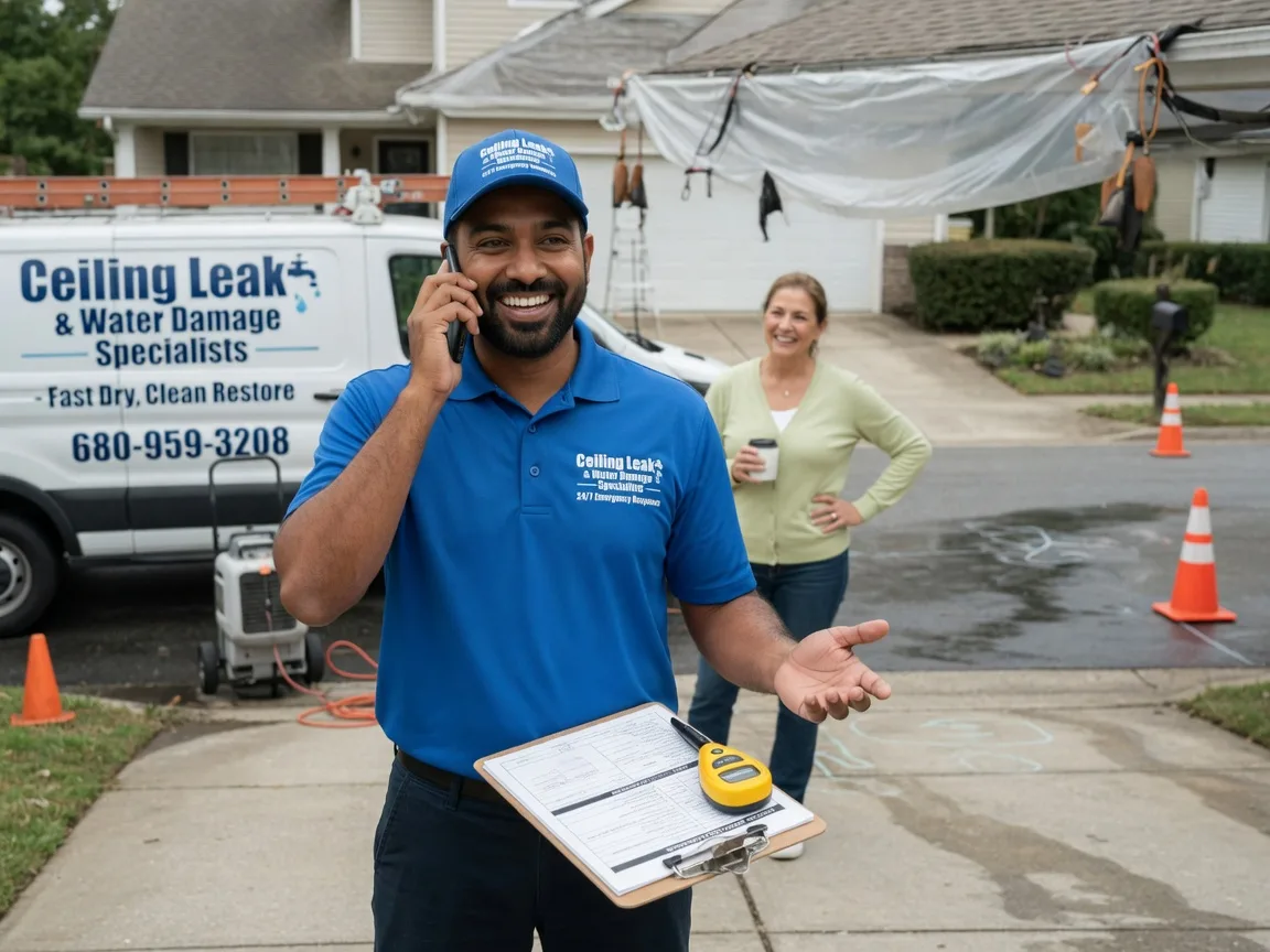 Ceiling Leak Cleanup Stanhope, IA FAQs
